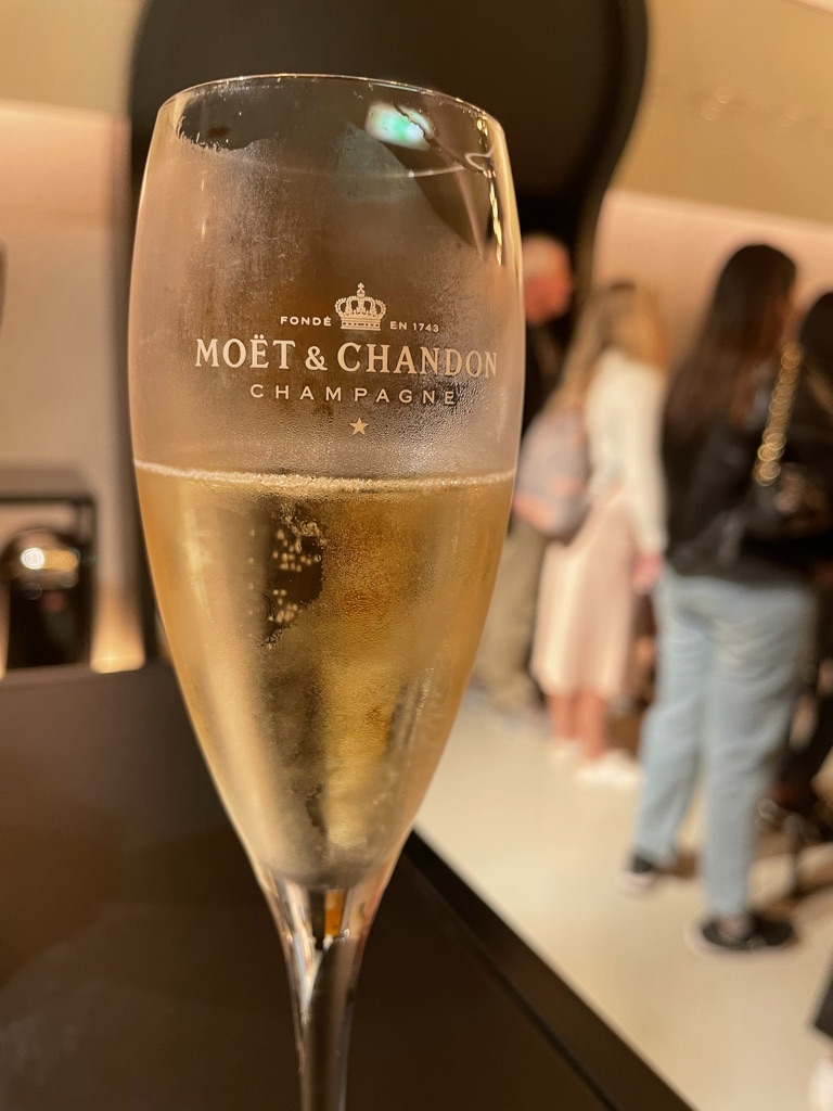 Moët & Chandon Champagne in France at tasting